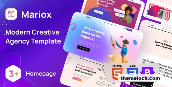 Mariox - Modern Creative Agency HTML5 Template
