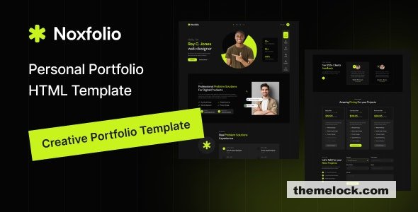 Noxfolio - Personal Portfolio Resume HTML Template
