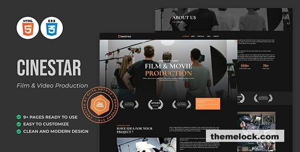 Cinestar - Film & Video Production HTML Template