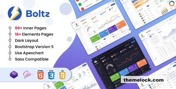 Boltz - Crypto Admin and Dashboard Bootstrap 5 Template