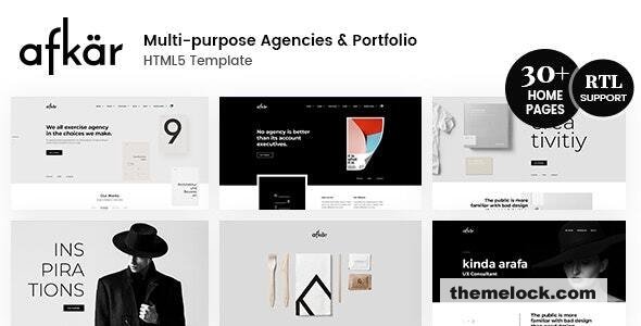 Afkar - Creative Multi-Purpose HTML Theme