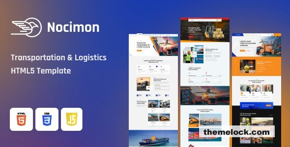 Nocimon - Transportation & Logistics HTML Template