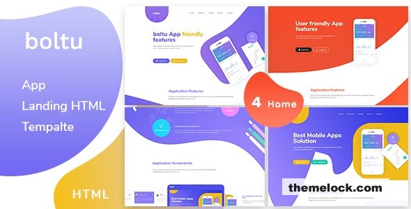 Boltu - App Landing Page