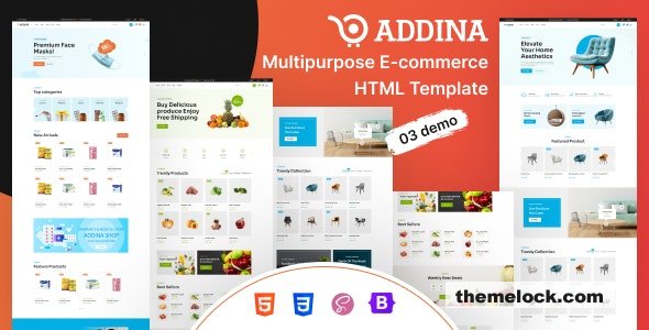Addina - eCommerce HTML Template