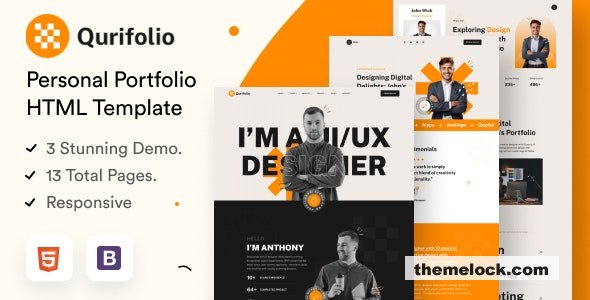 Qurifolio v1.0 - Personal Creative Portfolio