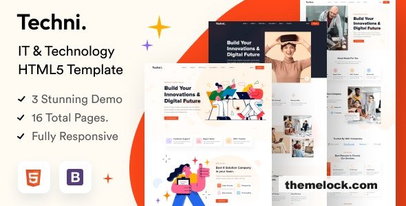 Techni - IT & Technology HTML5 Template