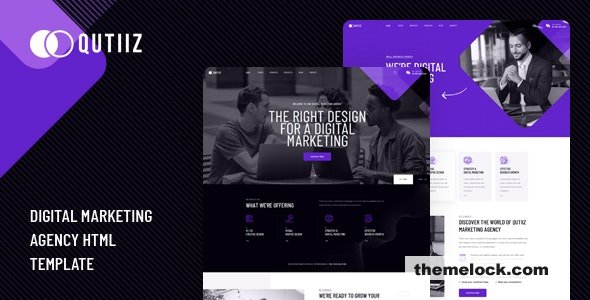 Qutiiz - Digital Marketing Agency HTML Template