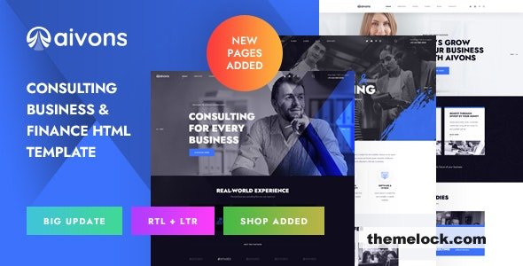 Aivons - Business Consulting HTML Template