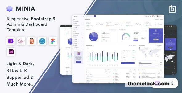 Minia v2.3.0 - Bootstrap 5 Admin & Dashboard Template