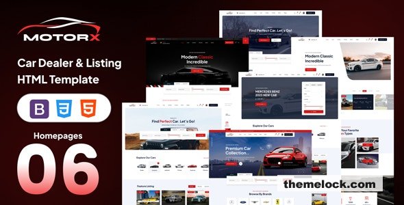 Motorx - Car Dealer & Listing HTML Template