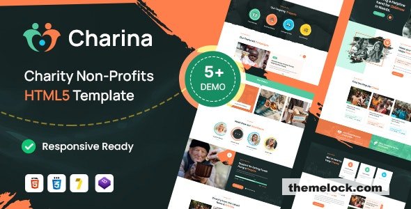 Charina – Charity and Nonprofit HTML5 Template