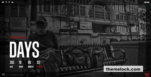 Days - Responsive Coming Soon Page
