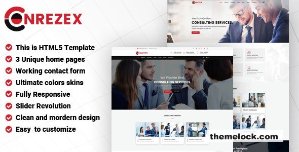 Conrezex - Consultancy HTML Template