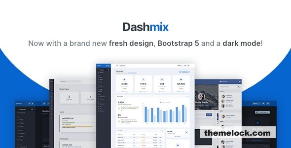 Dashmix v5.10 - Bootstrap 5 Admin Dashboard Template & Laravel 11 Starter Kit