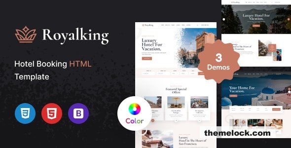 Royalking - Hotel Booking HTML Template