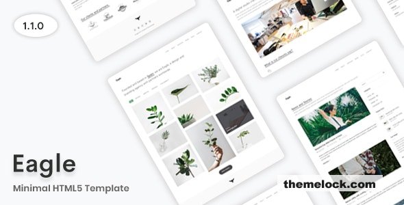Eagle v1.1.0 - Minimal HTML5 Template