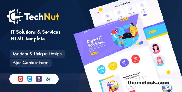 TechNut - IT Solutions and Services HTML5 Template