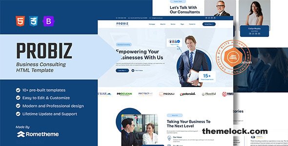 Probiz - Business Consulting HTML Template