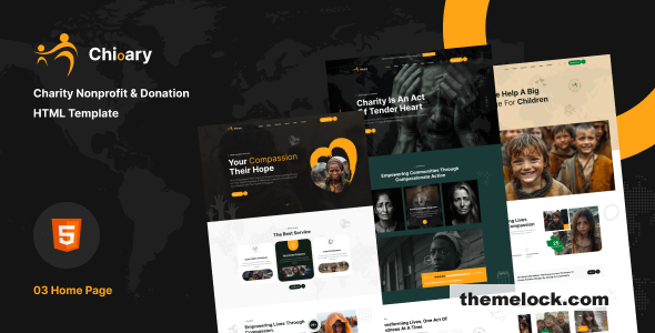 Chioary - Charity & Donation HTML5 Template