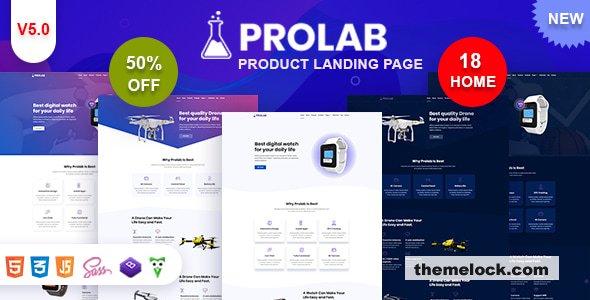 Prolab - Product Landing Page