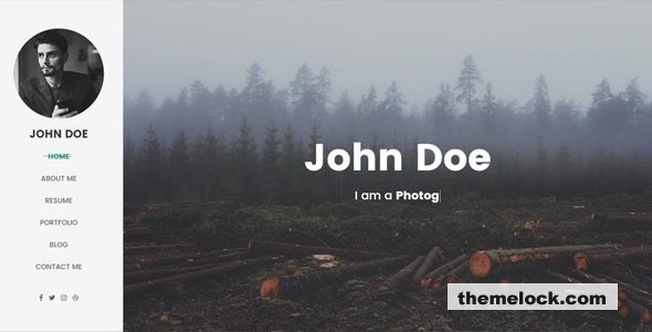 White Space - Personal Portfolio & Resume Template