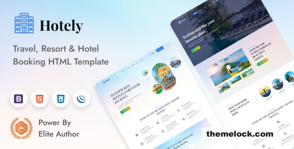 Hotely – Travel & Hotel Boking HTML5 Template