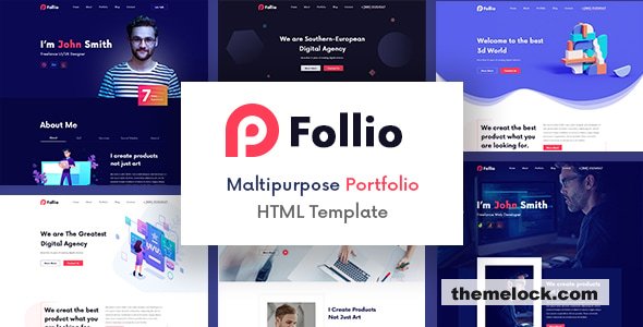 Follio - Multipurpose Portfolio HTML5 Template