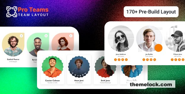 Pro Team - Multipurpose Team Member Show Case Layout HTML Template