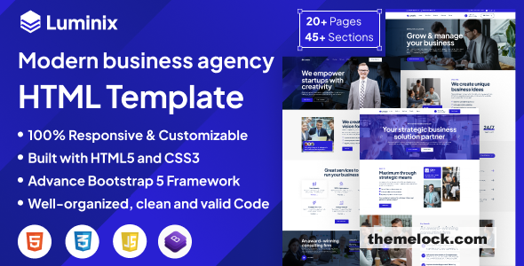 Luminix - Business Consulting HTML5 Template