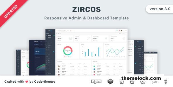 Zircos v3.0.0 - Bootstrap 4 Admin & Dashboard Template