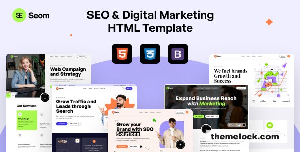 Seom - SEO & digital marketing HTML Template