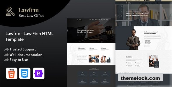 Lawfrm - Law Firm HTML Template