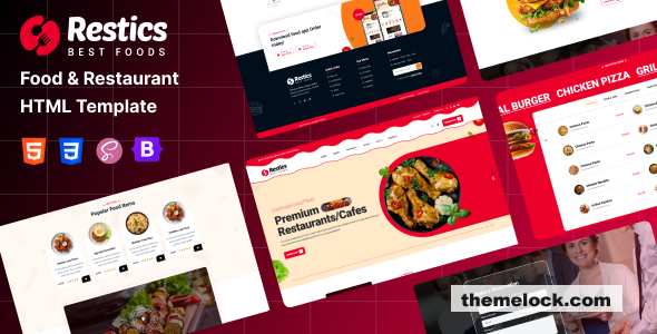 Restics - Food & Restaurant HTML Template