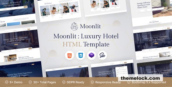 Moonlit - HTML Hotel Template