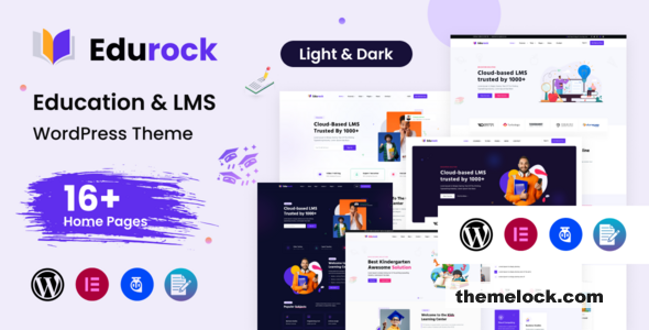 Edurock v1.0.9 - Education WordPress Theme