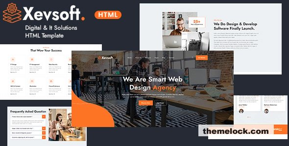 Xevsoft - Digital & It Solutions HTML Template