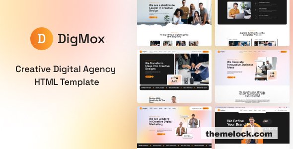 Digmox - Digital Agency HTML Template
