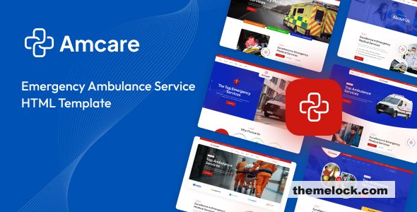 Amcare - Ambulance Service HTML Template