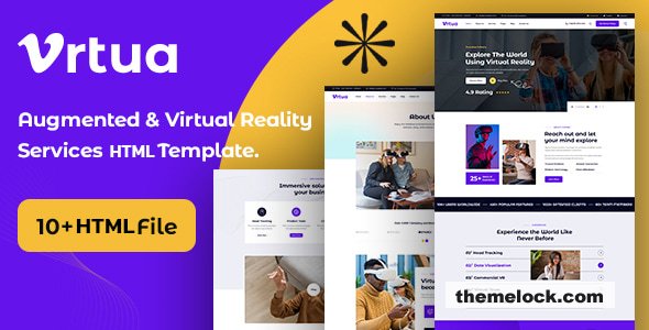 Vrtua - Augmented & Virtual Reality Services HTML Template