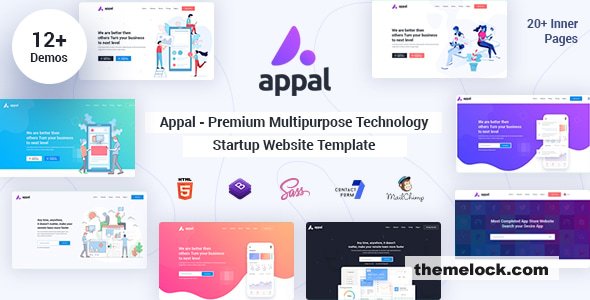 Appal - Premium Multipurpose Technology Startup Website Template