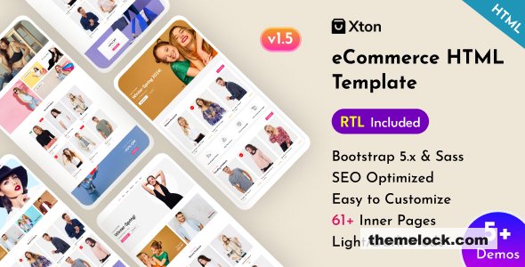 Xton - eCommerce Shop Bootstrap 5 Template