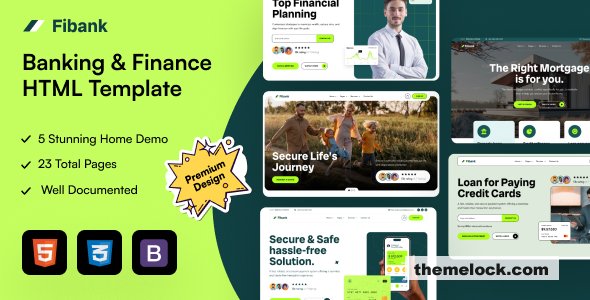 Fibank - Banking & Finance HTML5 Template