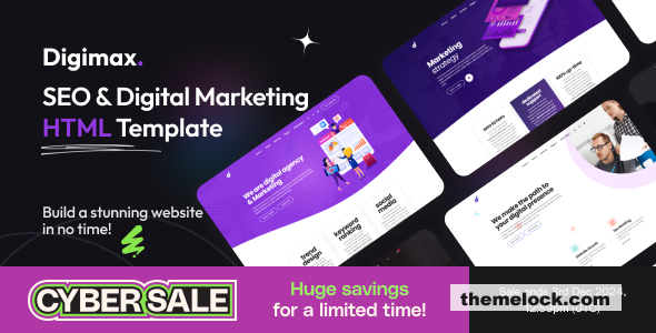 Digimax - SEO & Digital Marketing Agency Template