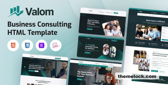 Valom - Business Consultancy HTML Template