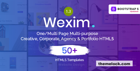 Wexim v1.3 - One Page Parallax