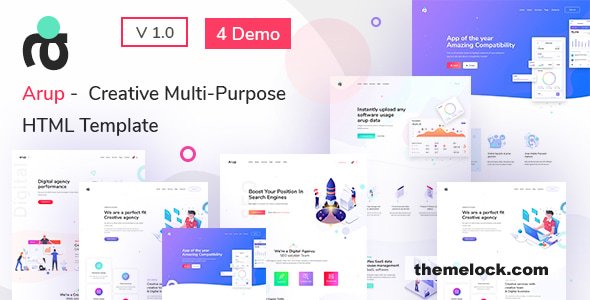 Arup - Creative Multipurpose HTML Template