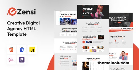 Ezensi - Creative Digital Agency HTML Template