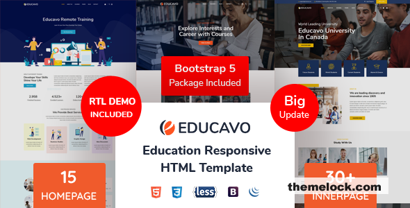 Educavo v1.2 - Education HTML Template