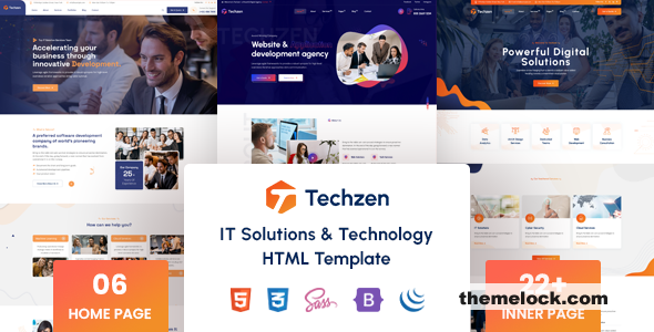 Techzen v1.0 - IT Solutions & Technology HTML Template
