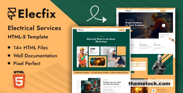 Elecfix - Electrical Services HTML Template